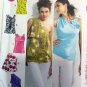 McCall's M6562 Pattern Misses lined Tops,  Size L to XXL, Uncut
