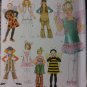 OOP Simplicity 3654 bee angel clown plus Costume Size 3 to 8 Child, UNCUT