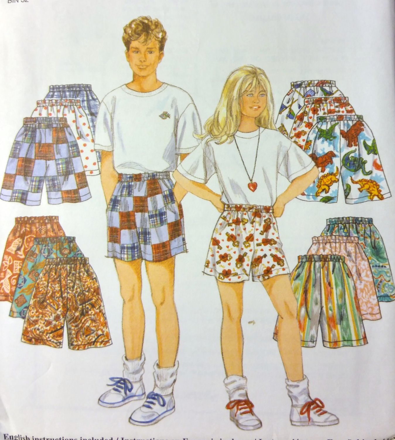OOP So Easy Unisex Shorts * Simplicity 9052 pattern Size 7 8 10 12 14, UNCUT