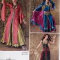 Misses Indian Ballywood Costume Simplicity 2159 Pattern, Size 14 To 22, Uncut
