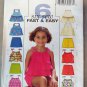 Butterick B4503 Girl's 6 Tops Skort and Shorts Pattern, Size 2 3 4 5, Uncut