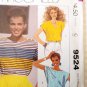 Misses' Pullover Tops, McCalls 9524 Pattern, Small 10 12, UNCUT