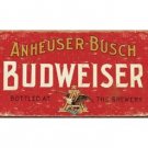 Budweiser - Anheuser-Busch Bottled at the Brewery Tin Sign