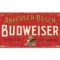 Budweiser - Anheuser-Busch Bottled at the Brewery Tin Sign