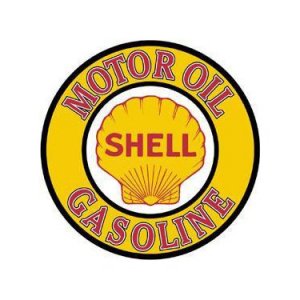 Shell Gas and Oil - Round Sign