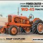 Allis Chalmers Manufacturing - Milwaukee Wisconsin - Model WD45 Tin Sign