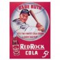 Red Rock Cola - Babe Ruth Tin Sign