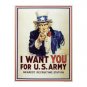 United States Army - Uncle Sam - I Want You Tin Sign