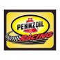 Pennzoil Racing Tin Sign
