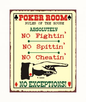 Casino Poker Room Rules