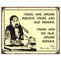 Biker Stan - No Old Drunk Riders - Metal Art Sign
