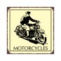 Harley Motorcycles - Metal Art Sign