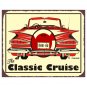 The Classic Cruise - Metal Art Sign