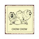 Chow Chow Metal Art Sign