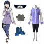 Shippuden Hinata Hyuga Women's Cosplay Costume and Accessories Set