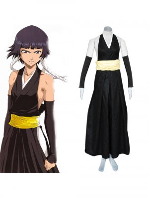 Bleaches Soi Fong Fighting Cosplay Costume