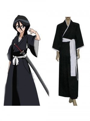 Bleaches Kuchiki Rukia Soul Reaper Uniform Cosplay Costume