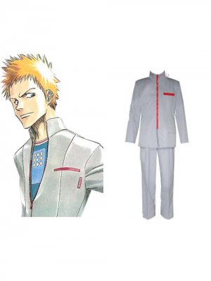 Bleaches Ichigo Kurosaki School Uniform Men's cosplay costume