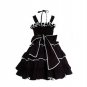 Tailor-made Black Gothic Lolita Cosplay Costume