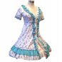 Garden Style Pink Broken Flower Dress Lolita Cosplay Costume