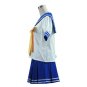 Japanese School Uniform Lucky Star Cosplay Costume Blue