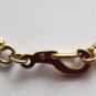 Goldtone and rhinestone necklace. Circa 1970s-80s