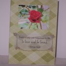 Rose photo notecard - FREE shipping!