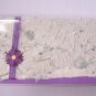 Purple Checkbook Cover - FREE shipping!