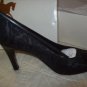 Lisa Paris Sunny Black Leather Heels 8 NEW NIB $139