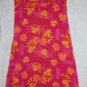 Expressions Pink Long Floral Hawaiian Dress 8 NEW $125