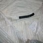 Ymayaba 100% Silk Silver Sheer Empire Dress 42 NWT $595