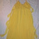 Les Petites Yellow Accordion Pleat Sundress 6 42NWT$375
