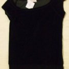 Rebecca Beeson USA Black Terry Cloth Shell Top 0 XS NEW