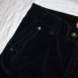NWT BCBG Max Azria Black Velvet Pants 8 31 x 33 $139NEW