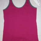 NWT DKNY Casual Scoopneck Radish Detail Tank Top M NEW