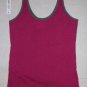 NWT DKNY Casual Scoopneck Radish Detail Tank Top M NEW