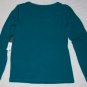 NWT Jones New York Collection L/S Teal Top S NEW $50