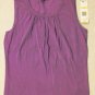 NWT Jones New York Collection Ruched Tank Top S NEW $50