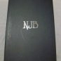 NJB Italy Brown Leather Heels Logo Shoes 6.5 37 NIB$398
