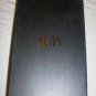 NJB Italy Black Leather Heels Logo Shoes 7.5 38 NIB$398