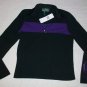 NWT Polo Ralph Lauren Active L/S Black Top S $70 NEW