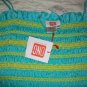 ONG Silk Smocked Ribbon Tie Tube Top M NEW NWT $120