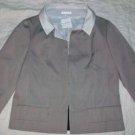 Paule Ka Taffeta Contrast Stitch Blazer 40 NEW $1225