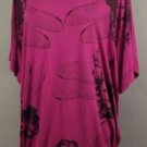 Buddhist Punk S/S Magenta Doll Dragonfly Top Shirt $150