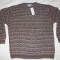 Paolo Valenzi Italy Coogi Style Sweater L NWT NEW $185