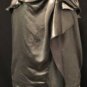 NWT HANII Gun Metal Ruffle Bow Tube Top 42 8 $475 NEW