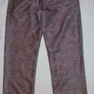 NWT CHRIS BENZ Shiny Tweed Flat Front Pants 8 $725 NEW