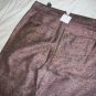 NWT CHRIS BENZ Shiny Tweed Flat Front Pants 8 $725 NEW