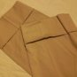 NEW MALENE BIRGER Pleat Cuff Roll Tan Pants 10 40 $310