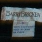 NWT BARRY BRICKEN Edie Faux Suede Black Pants 6$238 NEW